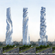 Illustration for article titled These Buildings Can Actually Move by Rotating